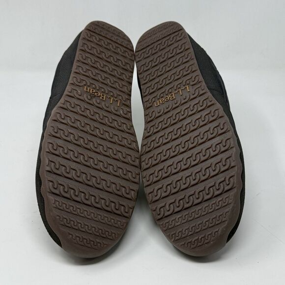 LL Bean Mountain Classic Quilted Ankle Boots II Mens 12 M Black Mesh Comfort main image 4